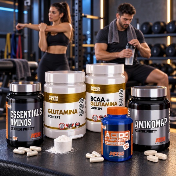 Aminoácidos, BCAA y Creatina Megaplus